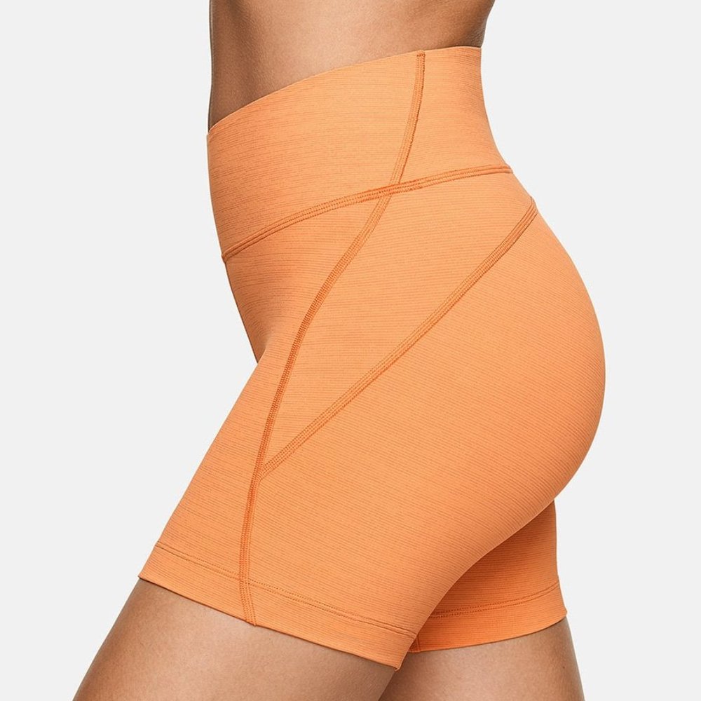 Outdoor Voices (OV) Techsweat Shorts (orange)